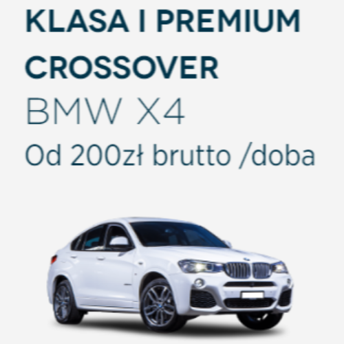 Klasa I Premium - BMW X4