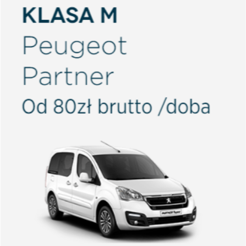 Klasa M - Peugeot Partner