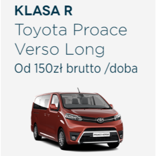 Klasa R - Toyota Proace